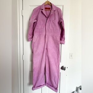 Vintage Red Kap Bubblegum Pink Coveralls